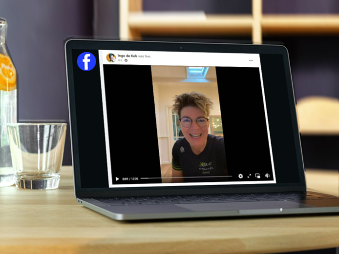 Live op Facebook motivatie van je Fitcoach Energieke coaching Health Marathon